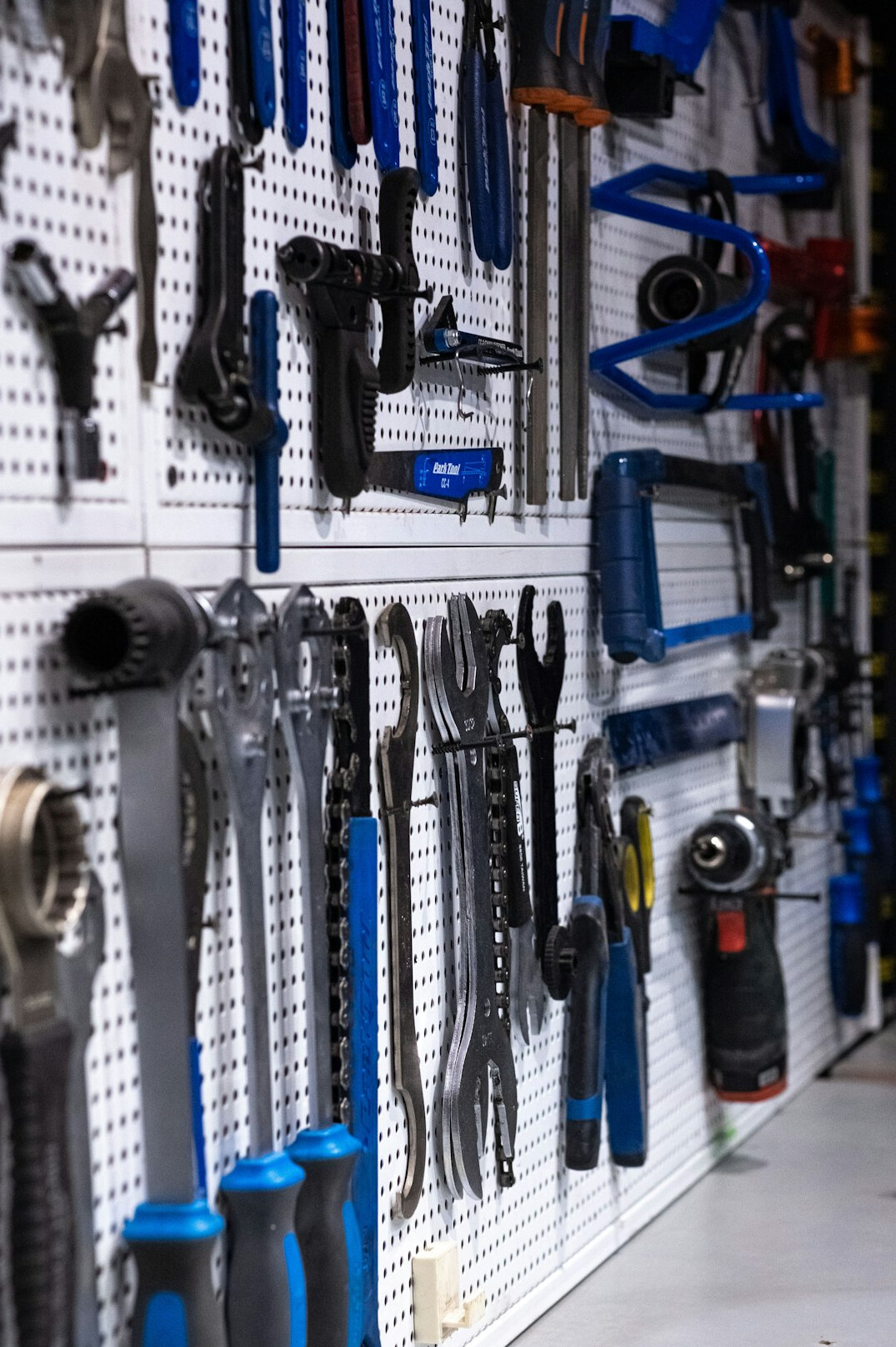 Mechanic workshop with tools